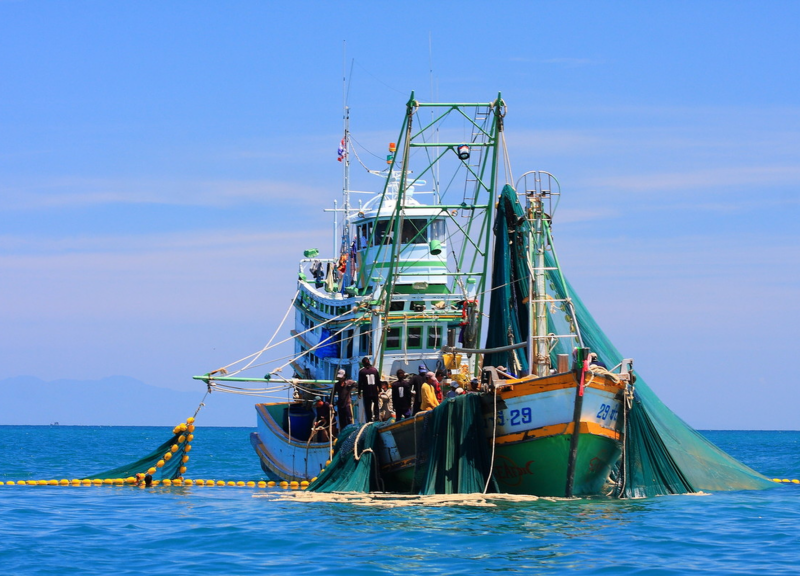 Barco de pesca en Tailandia