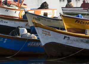 Fishing boats in Peru
