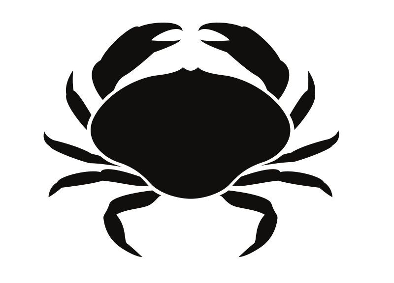 Icono del cangrejo de aguas frías