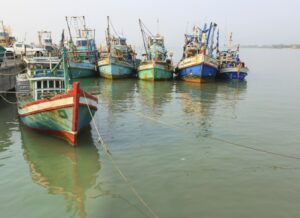 Barcos de pesca en Tailandia