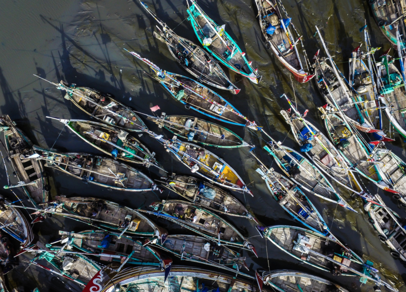 Small-scale fishing boats