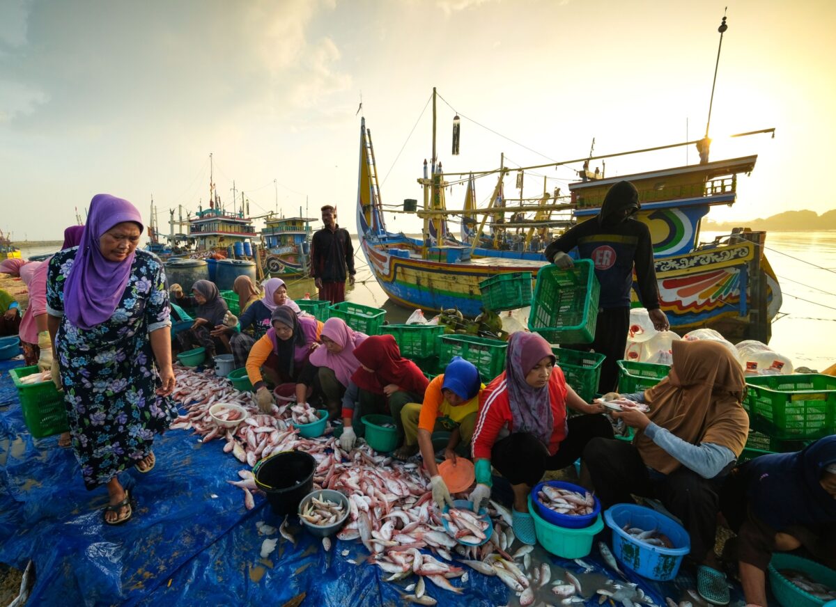 Pescadores artesanales de Indonesia