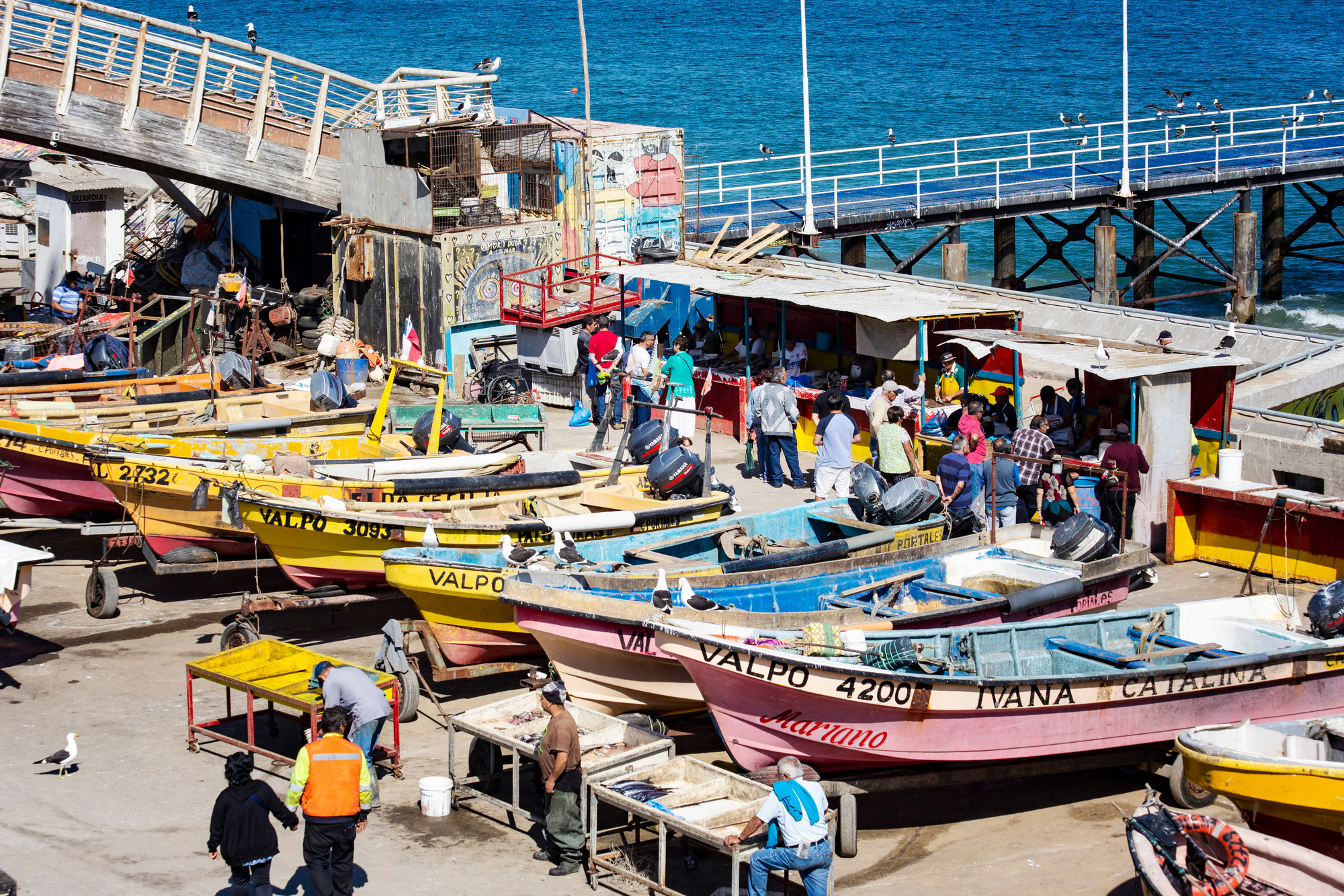 Chile small-scale fishing boats