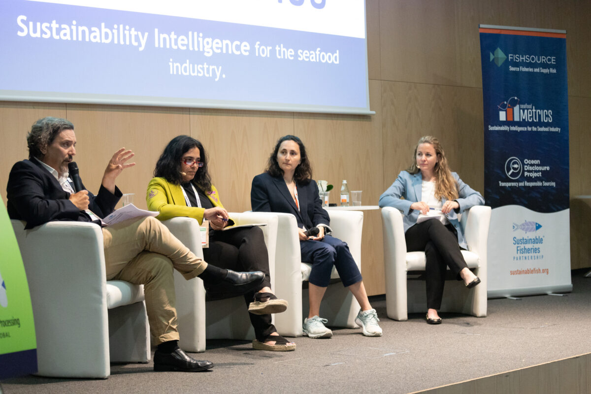 Mesa redonda "El negocio de los productos del mar" en la Seafood Expo Global