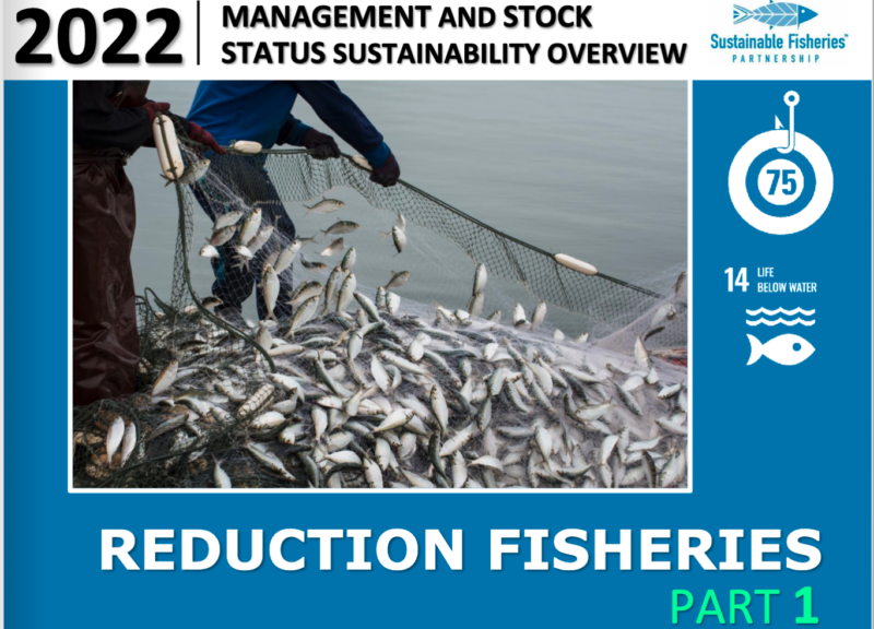 Informe sobre la pesca de reducción 2022, parte 1