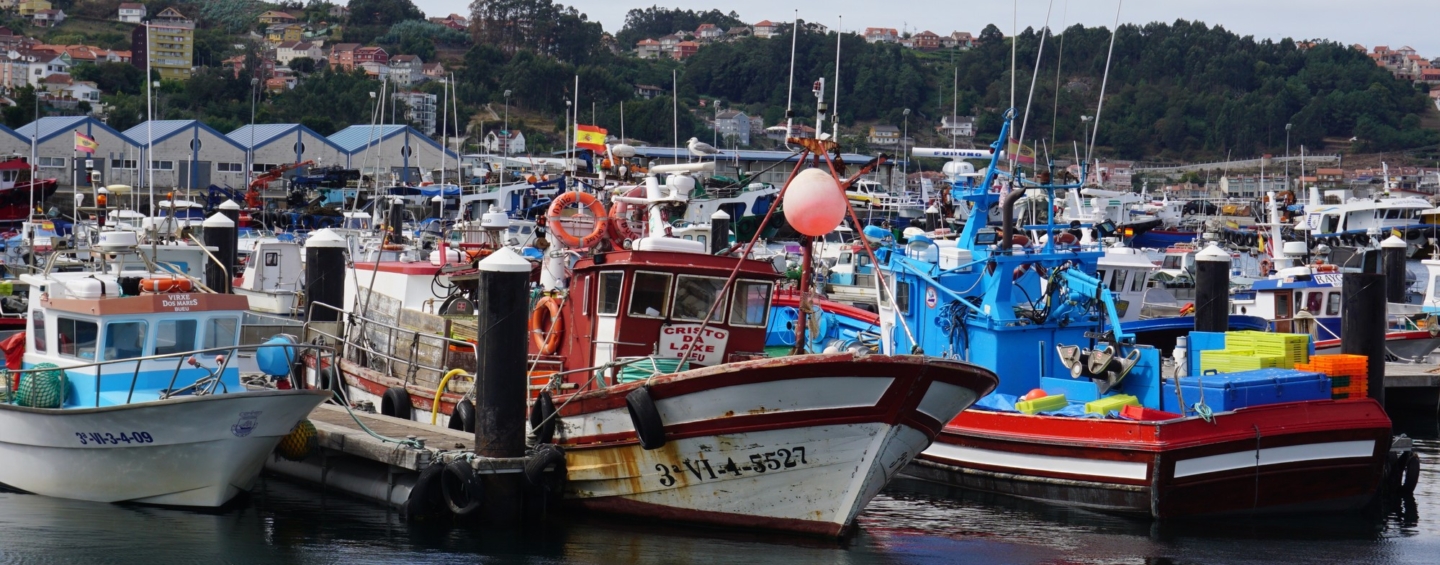 fishing boats in Spain