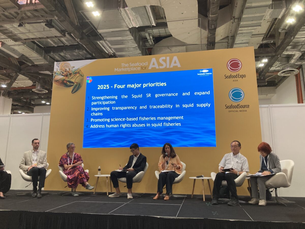 Conference panel at Seafood Expo Asia