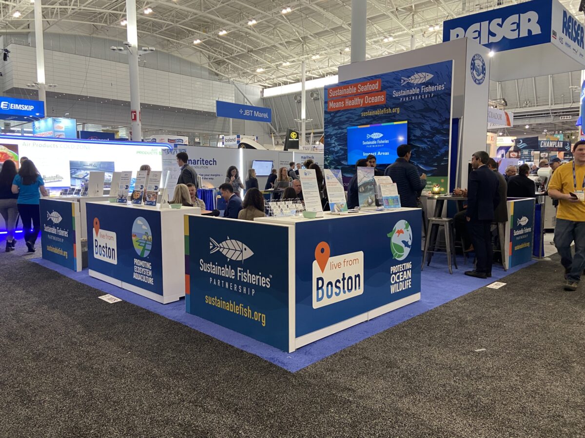 SFP booth at Seafood Expo North America
