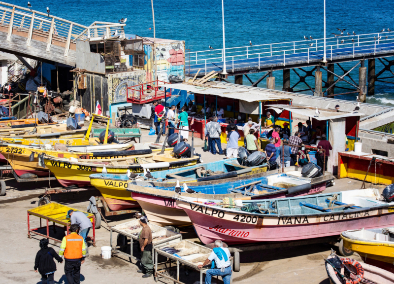 Chile small-scale fishing boats