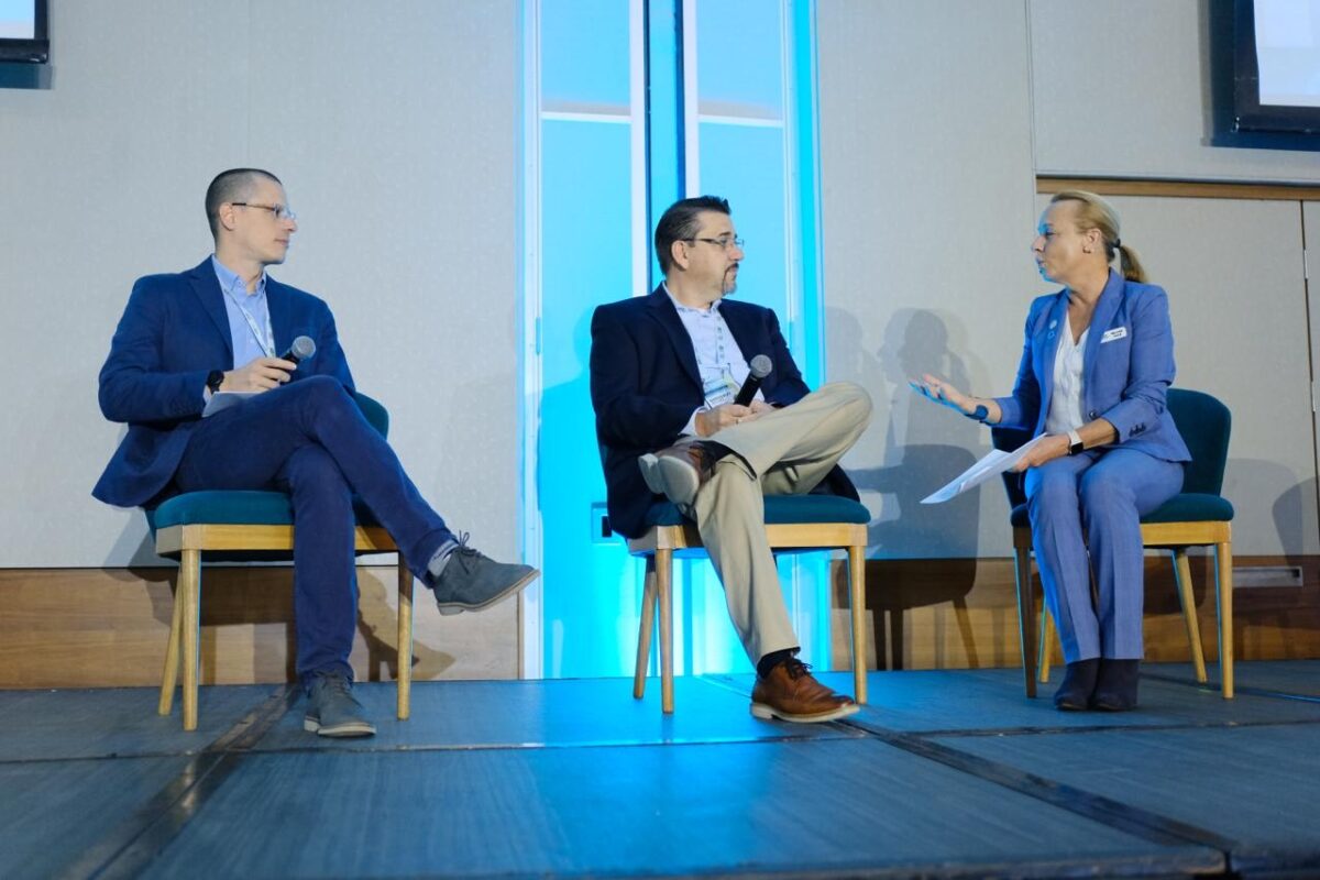 Speakers discussing sustainability at the Global Seafood Alliance Summit