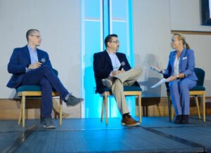 Speakers discussing sustainability at the Global Seafood Alliance Summit