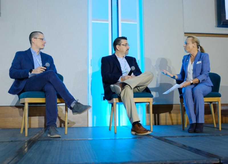 Speakers discussing sustainability at the Global Seafood Alliance Summit