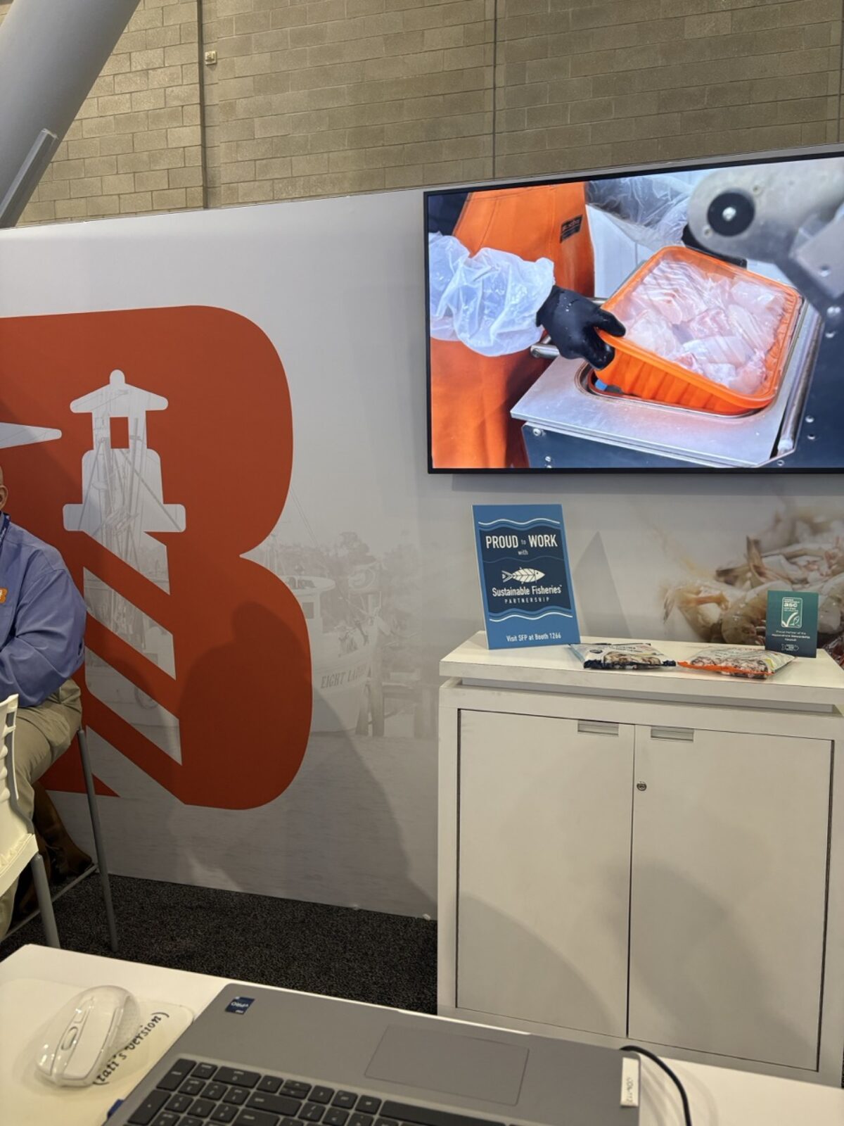 Beacon Fisheries booth at SENA 2026