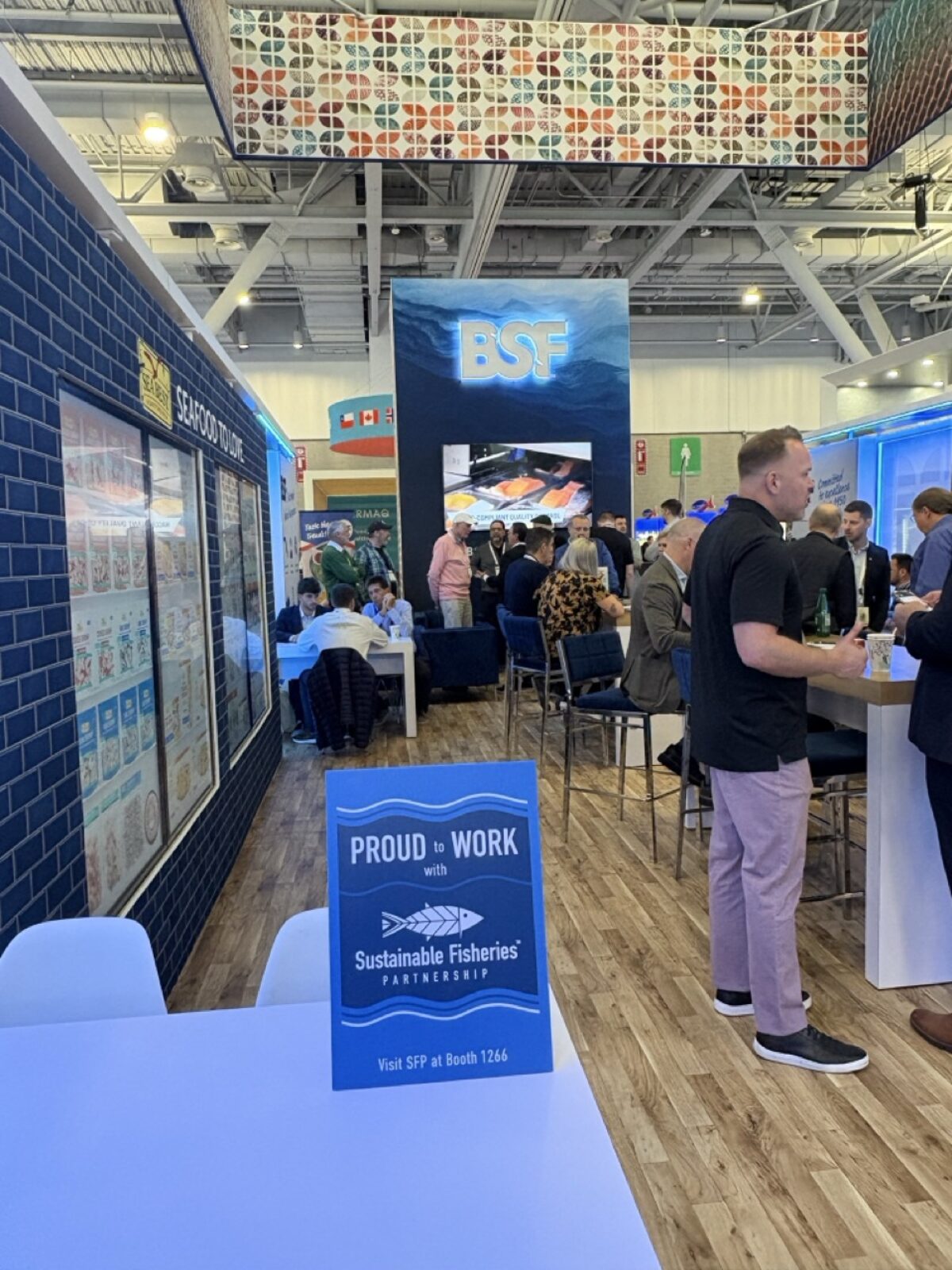 Beaver Street Fisheries booth at SENA 2026