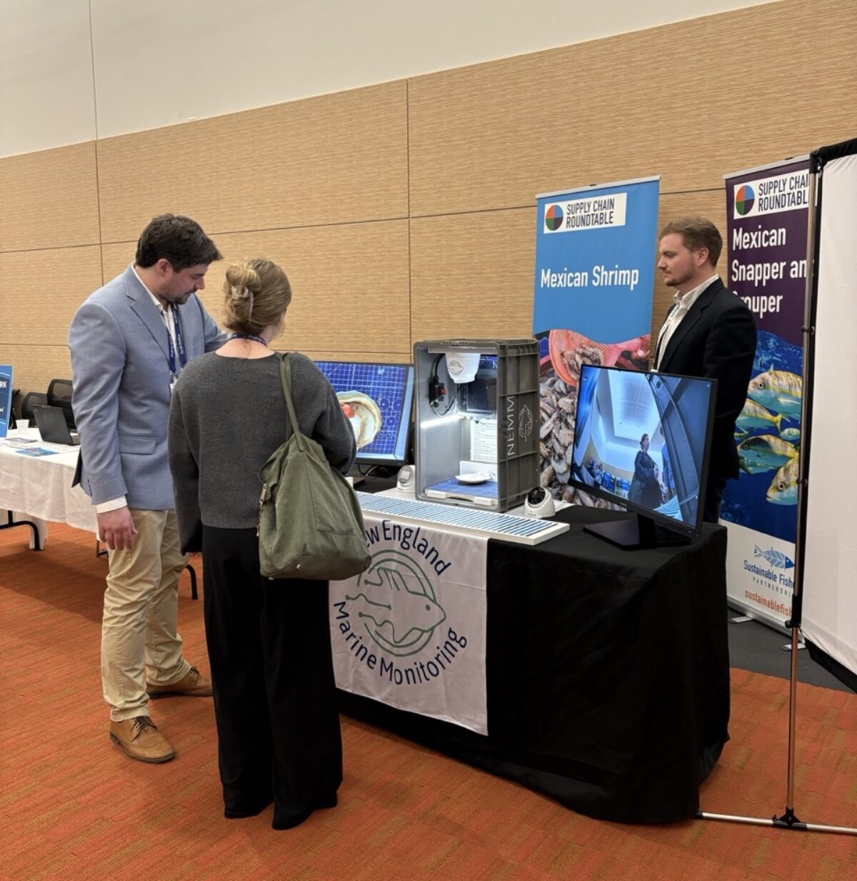 New England Electronic Monitoring exhibit at tuna transparency science fair