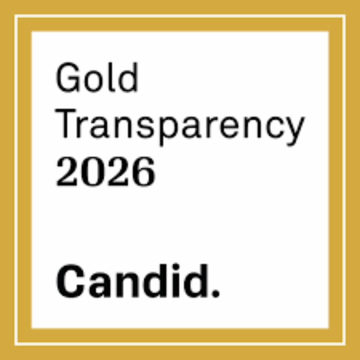 Candid gold transparency 2026 seal