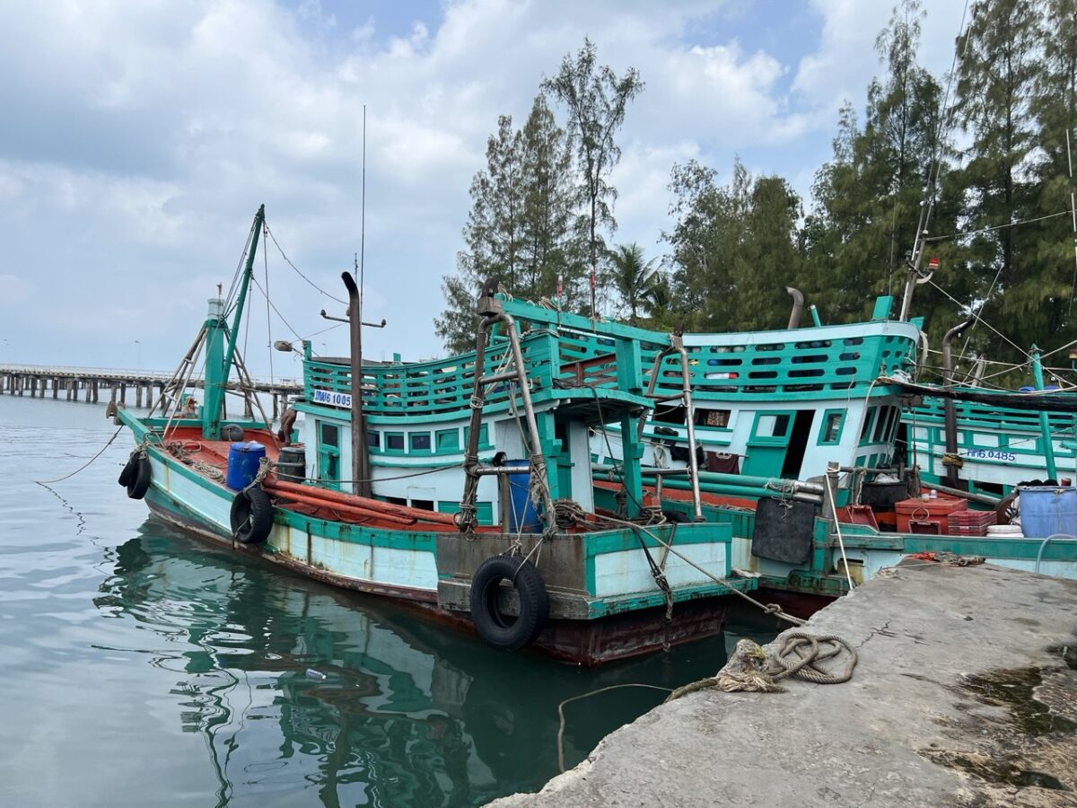 Fishing vessel in Cambodia