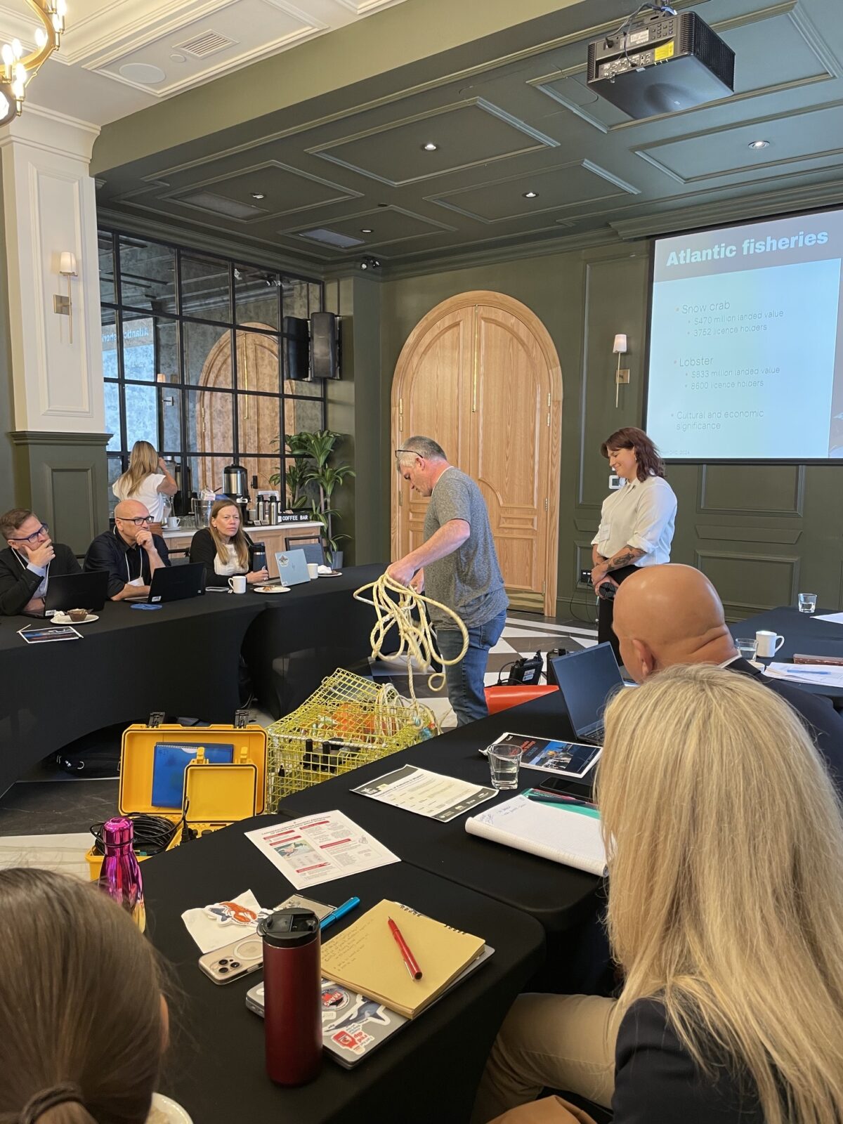 Gear presentation at the meeting